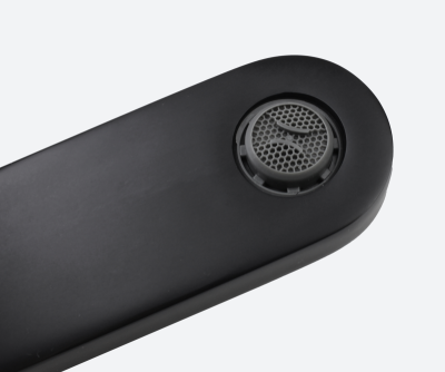 Смеситель с ирригатором (чёрный) (10188B)