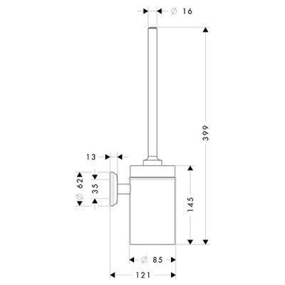 Ёршик Hansgrohe - Logis Classic (41632000)