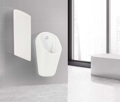 Писсуар подвесной CEZARES с перегородкой (CZR-5871-UH)