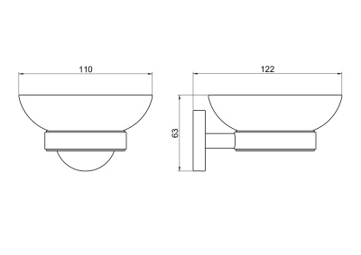 Мыльница AQUATEK БЕТТА (AQ4603CR) Мыльница AQUATEK БЕТТА (AQ4603CR)