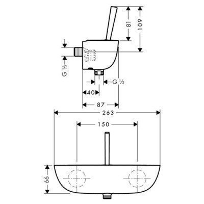 Смеситель для душа Hansgrohe - PuraVida (15672000)