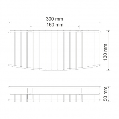 K-1811 Полка металлическая (K-1811)