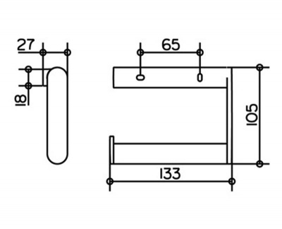 Бумагодержатель Keuco Plan (14962010000)