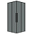 Душ.ограждение 300.K33.01.1010.21.10 Galaxy (100*100*195) квадрат,раздвиж,черн. мат,стекло тонированное (300.K33.01.1010.21.10)