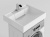 Прямоугольная раковина Aquaton Рейн 60 для установки на стиральную машину (1A72103KRW010)