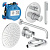Промо комплект "ВСЕ для встройки ALL IN ONE" Ideal Standard CERATHERM T100 (A7573AA)