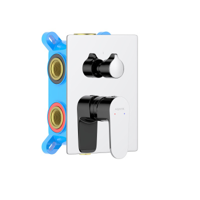 Смеситель для ванны 3 режима (внешняя и скрытая часть) AQUATEK ОБЕРОН (AQ1247CR)