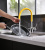 Смеситель Lemark Comfort для кухни с подключением к фильтру с питьевой водой (LM3075C-Yellow)