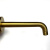 Смеситель для раковины PAINI Cox Grip встраиваемый, брашированное золото PVD (PJ) (7GPJ208)