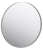 Зеркало Aqwella RM круглое 80см, цвет белый (RM0208W)