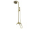 Комплект для ванной и душа Bronze de Luxe одноручковый, душ цветок WINDSOR (10124F)