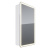 Шкаф зеркальный Lemark ELEMENT 45х80 см 1 дверный, петли справа, с подсветкой, с розеткой, цвет корпуса: Белый (LM45ZS-E)