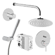 Набор встроенной душевой системы Vitra Origin,хром (A49266EXP)