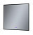 Зеркало Grossman PRAGMA-норма BLACK (800*800*45) LED с сенсорным выключателем и подогревом (1880802)