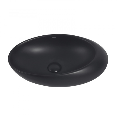 Раковина накладная ABBER Bequem черная матовая (AC2107MB)