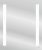 Зеркало с подсветкой CERSANIT LED 020 base 60*80, (KN-LU-LED020*60-b-Os) 
