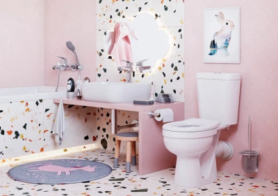 Детский унитаз-компакт Santek Каспер (1WH501741)