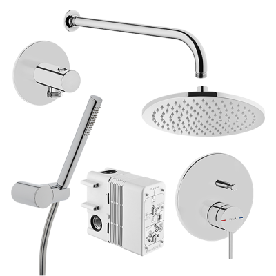 Набор встроенной душевой системы Vitra Origin,хром (A49266EXP)
