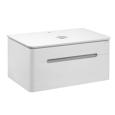 Тумба под раковину Aquanika LIGHT 80 подвесная /80х55,5х50/(белый) (AQL805550WRU95)