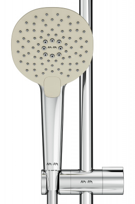 Душевой комплект: ручной душ d 120 мм, штанга 900, шланг 1 750 мм AM.PM Spirit 2.0 (F0170A000) Душевой комплект: ручной душ d 120 мм, штанга 900, шланг 1 750 мм AM.PM Spirit 2.0 (F0170A000)
