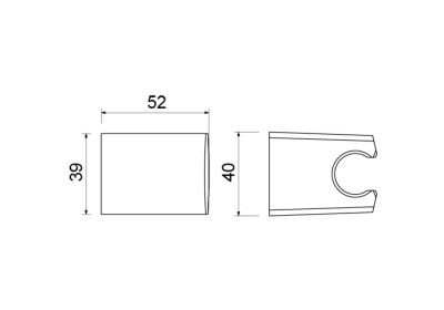 Держатель ручного душа AQUATEK (AQ2403CR) Держатель ручного душа AQUATEK (AQ2403CR)
