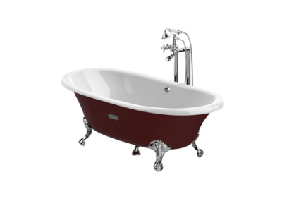 Ванна Roca Newcast бургундия, anti-slip 170x85 (233650003)