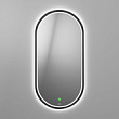 Зеркало OWL LANGAS BLACK с LED подсветкой и сенсором, 400х800 (OWLM200302)
