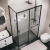 Душ.ограждение 120.K33.05.1090.21.00 Style (100*90*195) черный матовый, стекло прозрачное, 2 места (120.K33.05.1090.21.00)