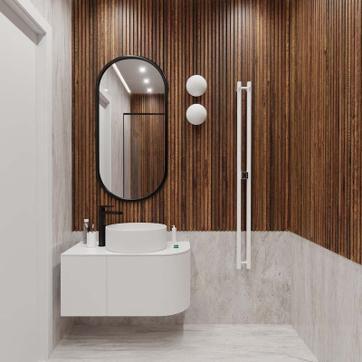 Стойка электро Terminus DUO проф 1600 белый (4670078532183)