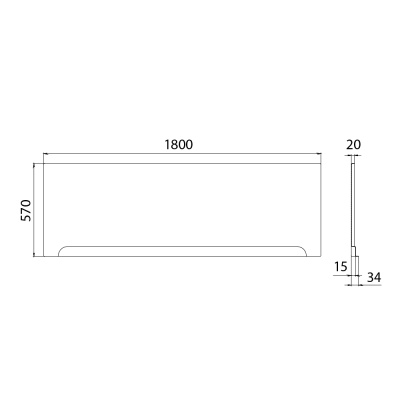 Ванна акриловая Тритон Ника 180х80 (Щ0000062049)