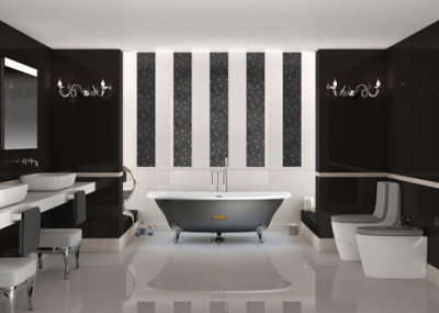 Ванна Roca Newcast черная, anti-slip 170x85 (233650002)