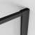 Душ. перегородка NG-680-10BLACK (100*195) черный матовый, стекло прозрачное с рисунком,1 место (NG-680-10BLACK)