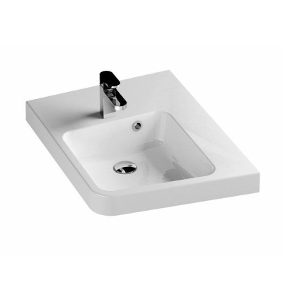 Умывальник Ravak BE HAPPY II правый белый с переливом (XJAP1100001) Умывальник Ravak BE HAPPY II правый белый с переливом (XJAP1100001)