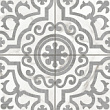 Плитка грес глаз. Siena_Cers Белый 42*42 _узоры рельеф 1 \69,52 (16010)