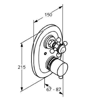 Смеситель для душа  Kludi  -  ADLON (517200520)