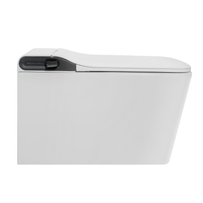 Электронный унитаз-биде ABBER Rechteck подвесной белый (AC1215S)