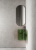 Раковина подвесная прозрачная угловая ABBER Kristall зеленая (AT2705Emerald)
