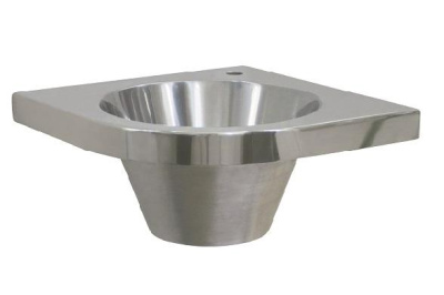 Раковина Nofer из нержавеющей стали угловая закругленная с отверстием для смесителя 145х305х305 (13037.B) Раковина Nofer из нержавеющей стали угловая закругленная с отверстием для смесителя 145х305х305 (13037.B)