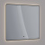 Зеркало Lemark MIOBLACK 100х80 см с интерьерной подсветкой, с подогревом (LM100ZM-black)