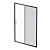 AM.PM Gem Solo Дверь душевая 140х195, стекло тонированное, профиль черный матовый (W90G-140-1-195BG)