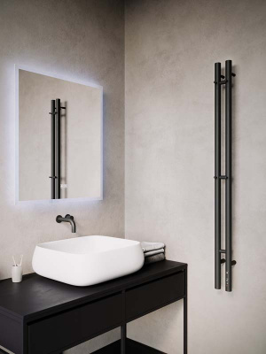 Стойка электро Terminus DUO круг 1200 черный (4670078561886)