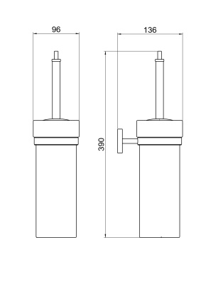Ершик AQUATEK БЕТТА (AQ4610CR)