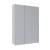 Шкаф зеркальный Lemark UNIVERSAL 60х80 см 2-х дверный, цвет корпуса: Белый глянец (LM60ZS-U)