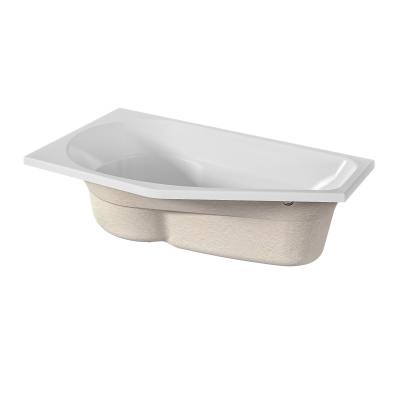 Ванна акриловая 1Marka "DEEP" 150х80 R (01ди1580п)