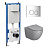 Комплект 3 в 1: инсталляция 900.K31.01.000+клавиша 700.K31.01.100.100 хром глянцев+унитаз GR-4411BMS (97.4411BMS.01.100)