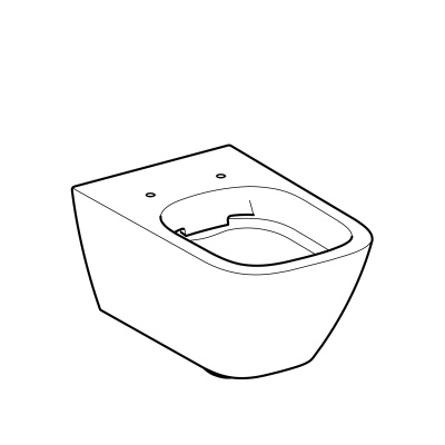 Унитаз подвесной безободковый Geberit Smyle Square (500.208.01.1)