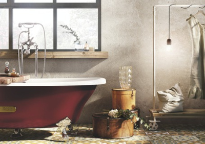 Ванна Roca Newcast бургундия, anti-slip 170x85 (233650003)