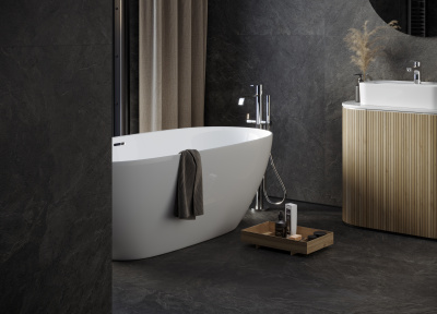 Плитка KERRANOVA Krater, Матовая рельефная (K-2212/SR/600x1200)