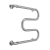Водяной полотенцесушитель Terminus М-образный 1" БШ 500х500 (4620768880926)