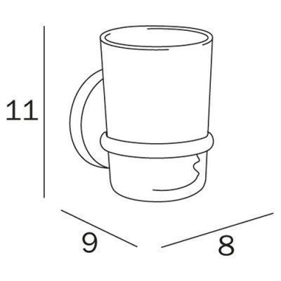 Стакан Inda - Colorella (A23100CR03)